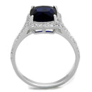 Sterling Silver Rings For Women TS395 Rhodium 925 Sterling Silver Ring