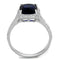 Sterling Silver Rings For Women TS395 Rhodium 925 Sterling Silver Ring
