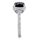 Sterling Silver Rings For Women TS395 Rhodium 925 Sterling Silver Ring