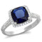 Sterling Silver Rings For Women TS395 Rhodium 925 Sterling Silver Ring