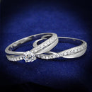 Sterling Silver Rings For Women TS396 Rhodium 925 Sterling Silver Ring