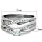 Sterling Silver Rings For Women TS396 Rhodium 925 Sterling Silver Ring