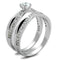 Sterling Silver Rings For Women TS396 Rhodium 925 Sterling Silver Ring