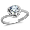 Sterling Silver Rings For Women TS398 Rhodium 925 Sterling Silver Ring