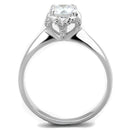 Sterling Silver Rings For Women TS399 Rhodium 925 Sterling Silver Ring