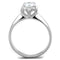Sterling Silver Rings For Women TS399 Rhodium 925 Sterling Silver Ring