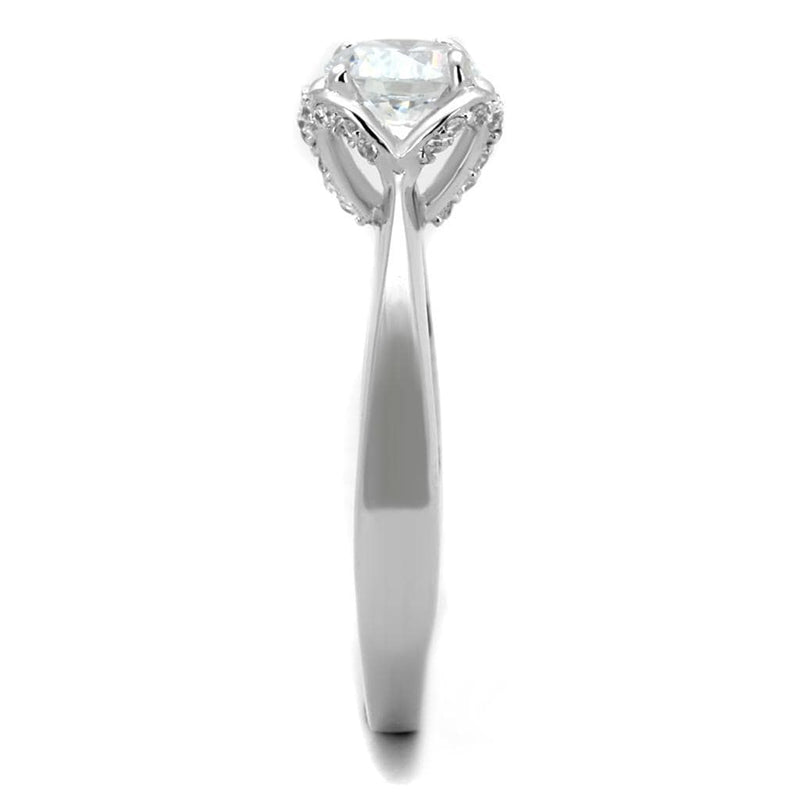 Silver Jewelry Rings Sterling Silver Rings For Women TS399 Rhodium 925 Sterling Silver Ring Alamode Fashion Jewelry Outlet