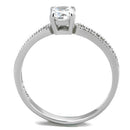 Silver Jewelry Rings Sterling Silver Rings For Women TS401 Rhodium 925 Sterling Silver Ring Alamode Fashion Jewelry Outlet
