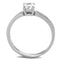 Silver Jewelry Rings Sterling Silver Rings For Women TS401 Rhodium 925 Sterling Silver Ring Alamode Fashion Jewelry Outlet