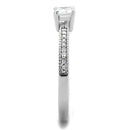Sterling Silver Rings For Women TS401 Rhodium 925 Sterling Silver Ring