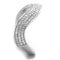 Sterling Silver Rings For Women TS402 Rhodium 925 Sterling Silver Ring