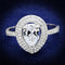 Sterling Silver Rings For Women TS414 Rhodium 925 Sterling Silver Ring