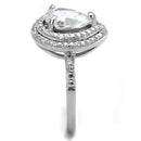 Sterling Silver Rings For Women TS414 Rhodium 925 Sterling Silver Ring