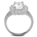 Sterling Silver Rings For Women TS415 Rhodium 925 Sterling Silver Ring