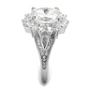 Silver Jewelry Rings Sterling Silver Rings For Women TS415 Rhodium 925 Sterling Silver Ring Alamode Fashion Jewelry Outlet