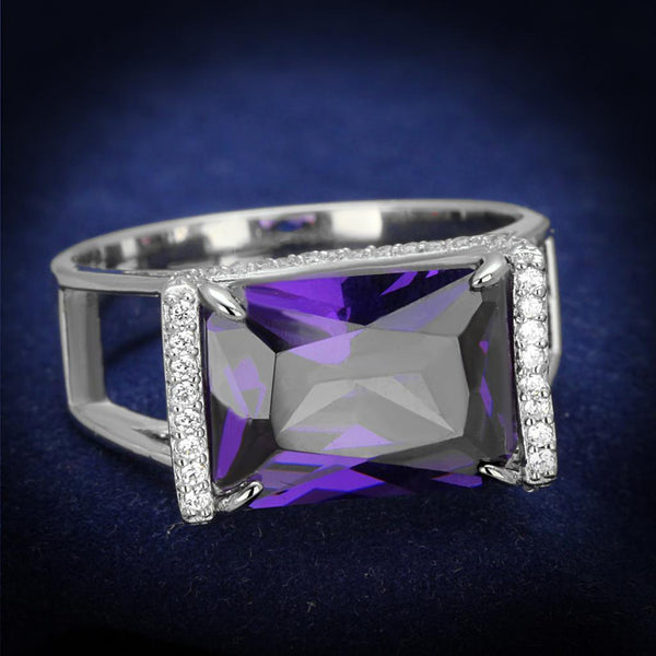 Silver Jewelry Rings Sterling Silver Rings For Women TS417 Rhodium 925 Sterling Silver Ring Alamode Fashion Jewelry Outlet