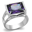 Sterling Silver Rings For Women TS417 Rhodium 925 Sterling Silver Ring