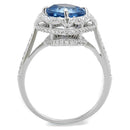 Sterling Silver Rings For Women TS419 Rhodium 925 Sterling Silver Ring