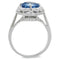 Sterling Silver Rings For Women TS419 Rhodium 925 Sterling Silver Ring