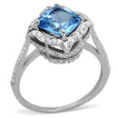 Sterling Silver Rings For Women TS419 Rhodium 925 Sterling Silver Ring