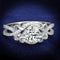 Sterling Silver Rings For Women TS421 Rhodium 925 Sterling Silver Ring