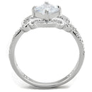 Silver Jewelry Rings Sterling Silver Rings For Women TS421 Rhodium 925 Sterling Silver Ring Alamode Fashion Jewelry Outlet