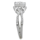 Sterling Silver Rings For Women TS421 Rhodium 925 Sterling Silver Ring