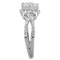 Sterling Silver Rings For Women TS421 Rhodium 925 Sterling Silver Ring