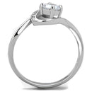 Sterling Silver Rings For Women TS424 Rhodium 925 Sterling Silver Ring