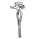 Sterling Silver Rings For Women TS424 Rhodium 925 Sterling Silver Ring