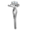 Sterling Silver Rings For Women TS424 Rhodium 925 Sterling Silver Ring