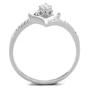 Sterling Silver Rings For Women TS425 Rhodium 925 Sterling Silver Ring