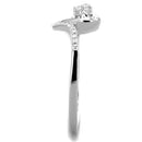 Sterling Silver Rings For Women TS425 Rhodium 925 Sterling Silver Ring