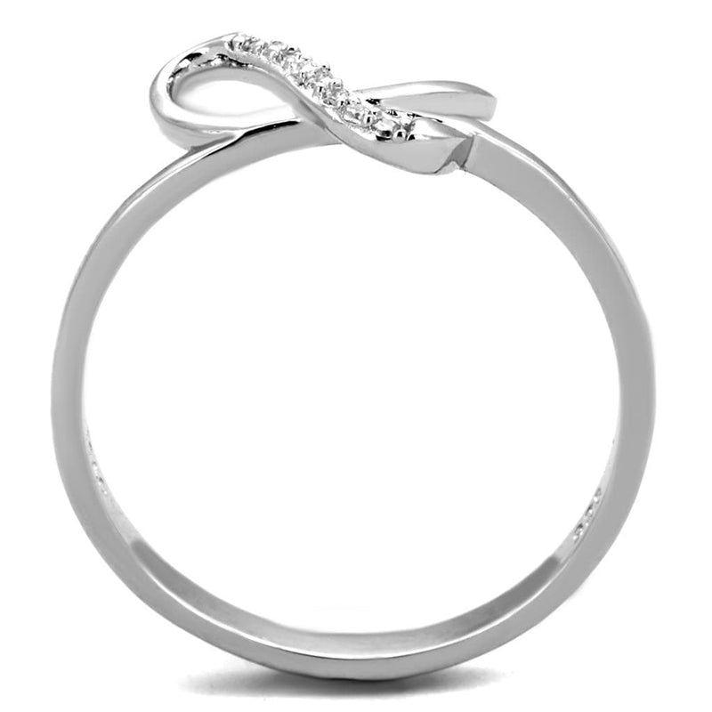 Sterling Silver Rings For Women TS426 Rhodium 925 Sterling Silver Ring