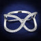 Sterling Silver Rings For Women TS427 Rhodium 925 Sterling Silver Ring