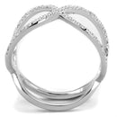 Sterling Silver Rings For Women TS427 Rhodium 925 Sterling Silver Ring