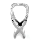 Sterling Silver Rings For Women TS427 Rhodium 925 Sterling Silver Ring