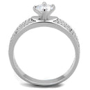 Sterling Silver Rings For Women TS428 Rhodium 925 Sterling Silver Ring