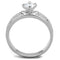 Sterling Silver Rings For Women TS428 Rhodium 925 Sterling Silver Ring