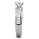 Sterling Silver Rings For Women TS428 Rhodium 925 Sterling Silver Ring