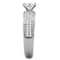 Sterling Silver Rings For Women TS428 Rhodium 925 Sterling Silver Ring