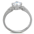 Sterling Silver Rings For Women TS430 Rhodium 925 Sterling Silver Ring