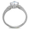 Sterling Silver Rings For Women TS430 Rhodium 925 Sterling Silver Ring