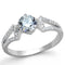 Sterling Silver Rings For Women TS430 Rhodium 925 Sterling Silver Ring