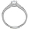 Silver Jewelry Rings Sterling Silver Rings For Women TS431 Rhodium 925 Sterling Silver Ring Alamode Fashion Jewelry Outlet
