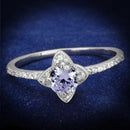 Sterling Silver Rings For Women TS432 Rhodium 925 Sterling Silver Ring