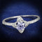 Sterling Silver Rings For Women TS432 Rhodium 925 Sterling Silver Ring