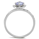 Sterling Silver Rings For Women TS432 Rhodium 925 Sterling Silver Ring