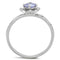 Sterling Silver Rings For Women TS432 Rhodium 925 Sterling Silver Ring