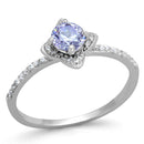 Sterling Silver Rings For Women TS432 Rhodium 925 Sterling Silver Ring